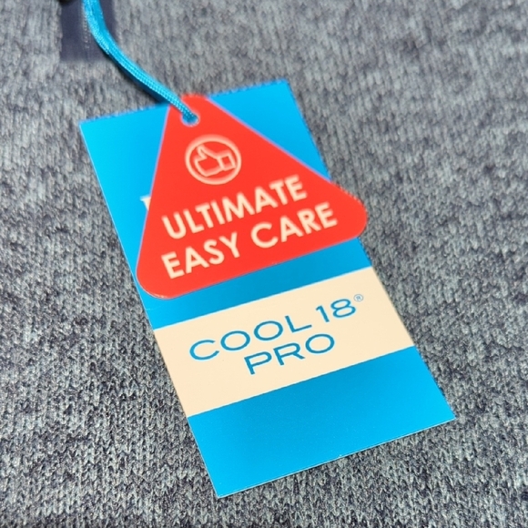 Haggar Men's Heather Blue Zip Up Sweater - Picture 3 of 13